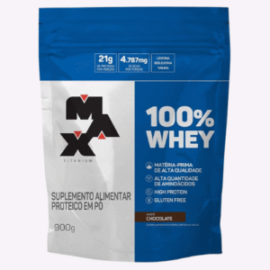 100 % Whey protein Max Titanium refil 900g