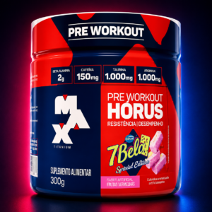 Pre Treino Workout Horus Max Titanium 300g