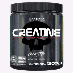 Creatina pura monoidratada Black skull pote 300g