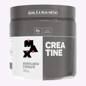 Creatina pura monoidratada Max Titanium pote 300g