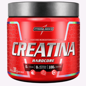 Creatina pura monoidratada pote 300g Integralmedica