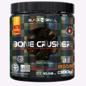 Pre Workout Bone Crusher Pure 300g Black Skull