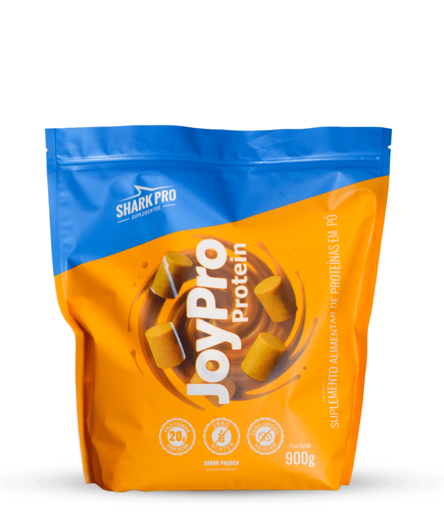 Joypro Protein Shark Pro refil 900g sabor Paçoca